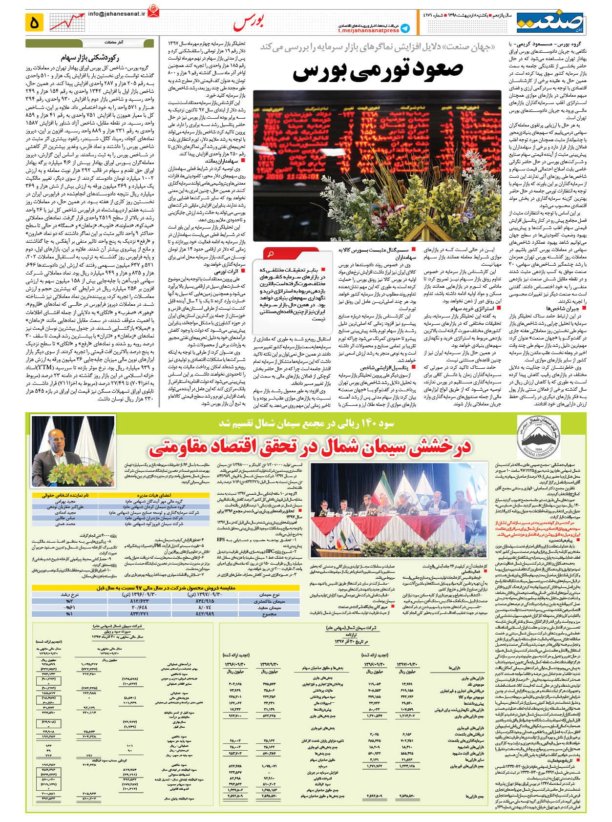 صفحه ۰۵ – ۰۸ اردیبهشت ۱۳۹۸