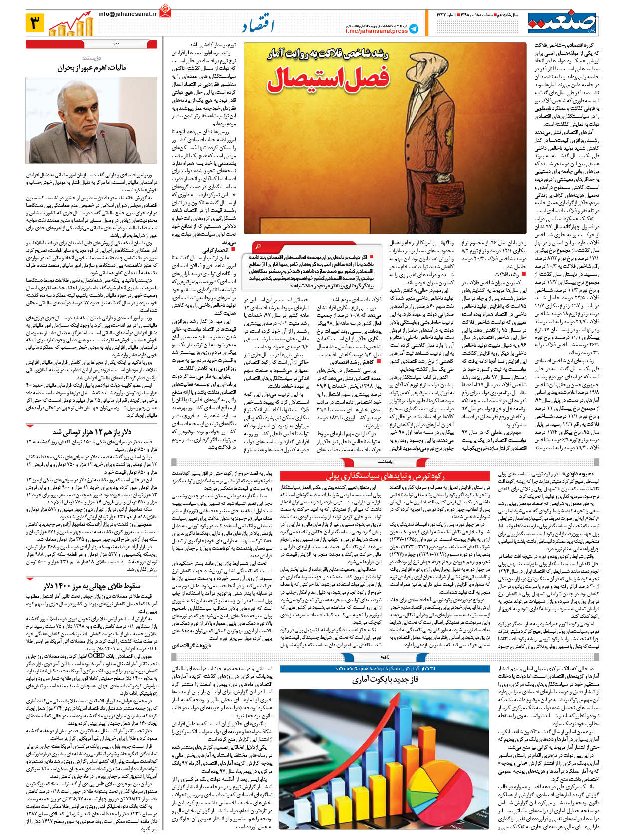 صفحه ۰۳ – ۱۸ تیر ۹۸
