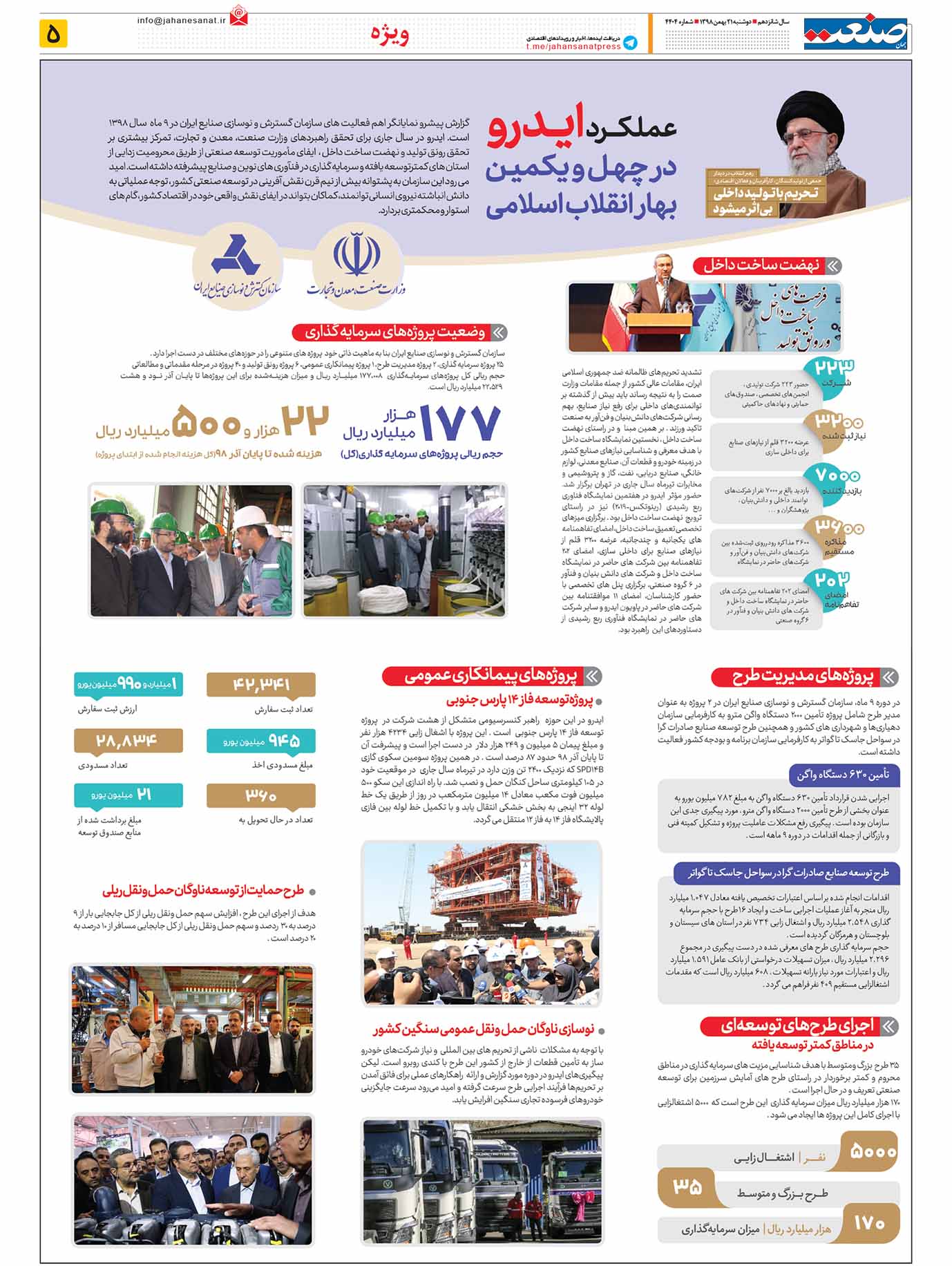 صفحه ۰۵ – ۲۱ بهمن ۱۳۹۸
